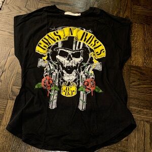 Alice and Olivia guns and roses muscle tank